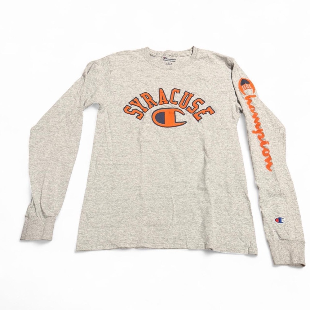 Champion Gray Syracuse Long Sleeve - Size S - Like New
